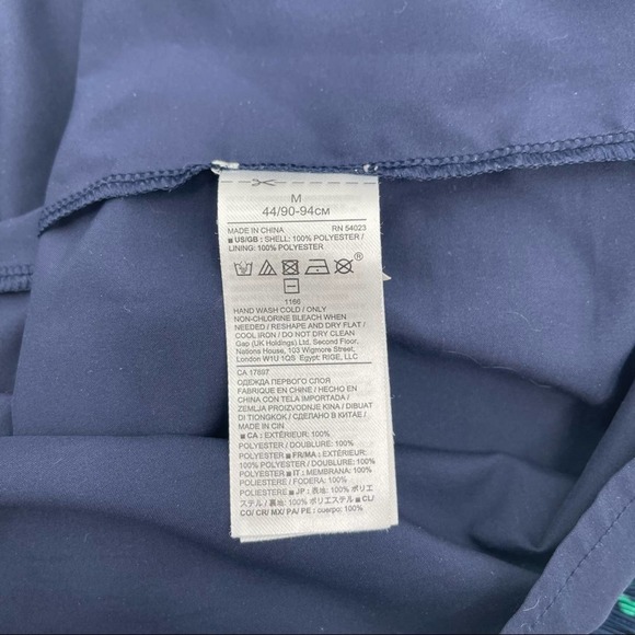 BANANA REPUBLIC Dress Travel Coastal Tropical Leaf Print Racerback Maxi Midi Med - Picture 11 of 11